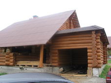 Строительство: сруб дома в деревне Кузьминское, близ п Барыбино 1