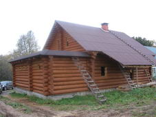 Строительство: сруб дома в деревне Кузьминское, близ п Барыбино 3